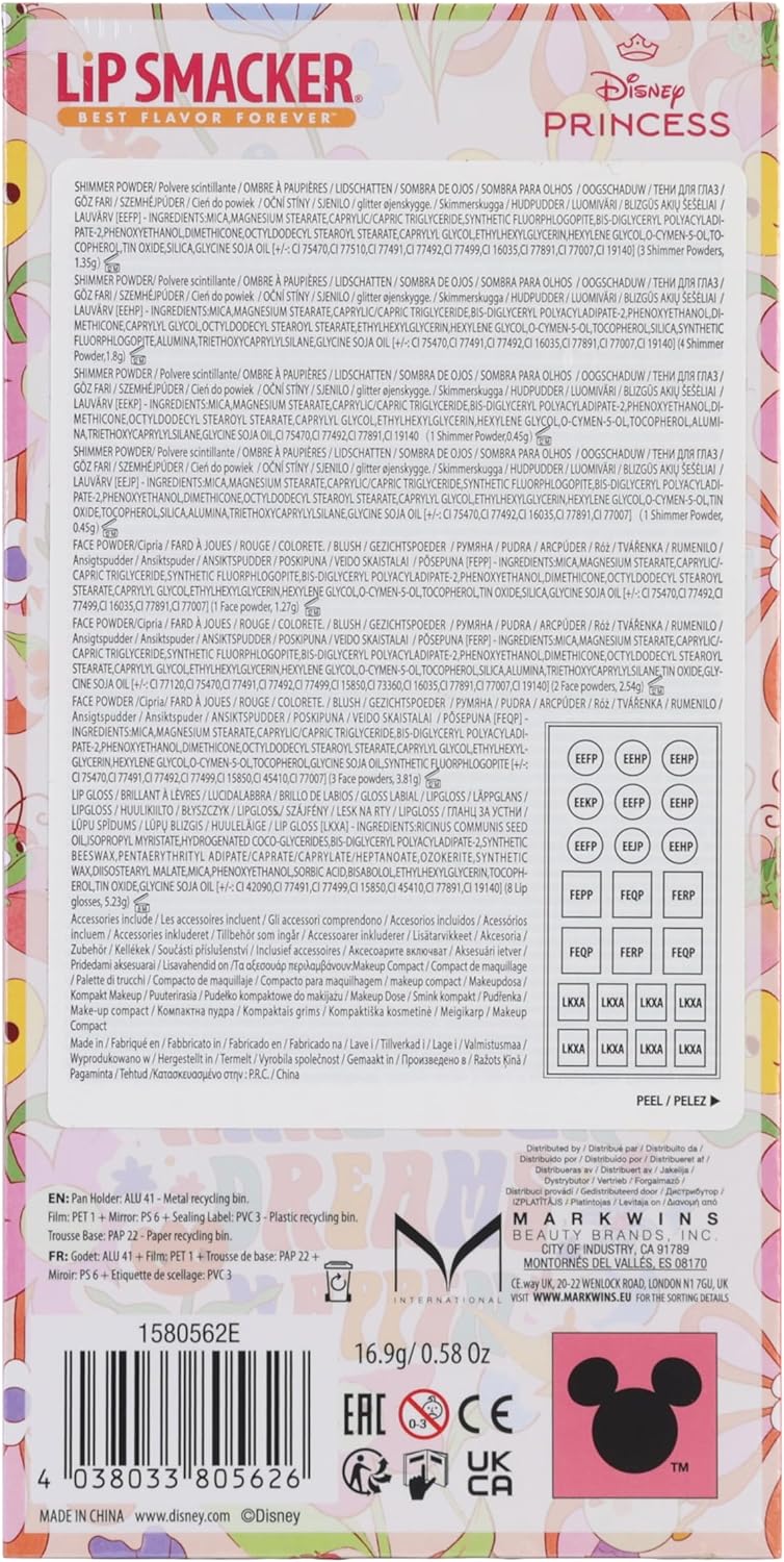 Markwins Lip Smacker Disney Princess Beauty Book Palette Belle - Image 3