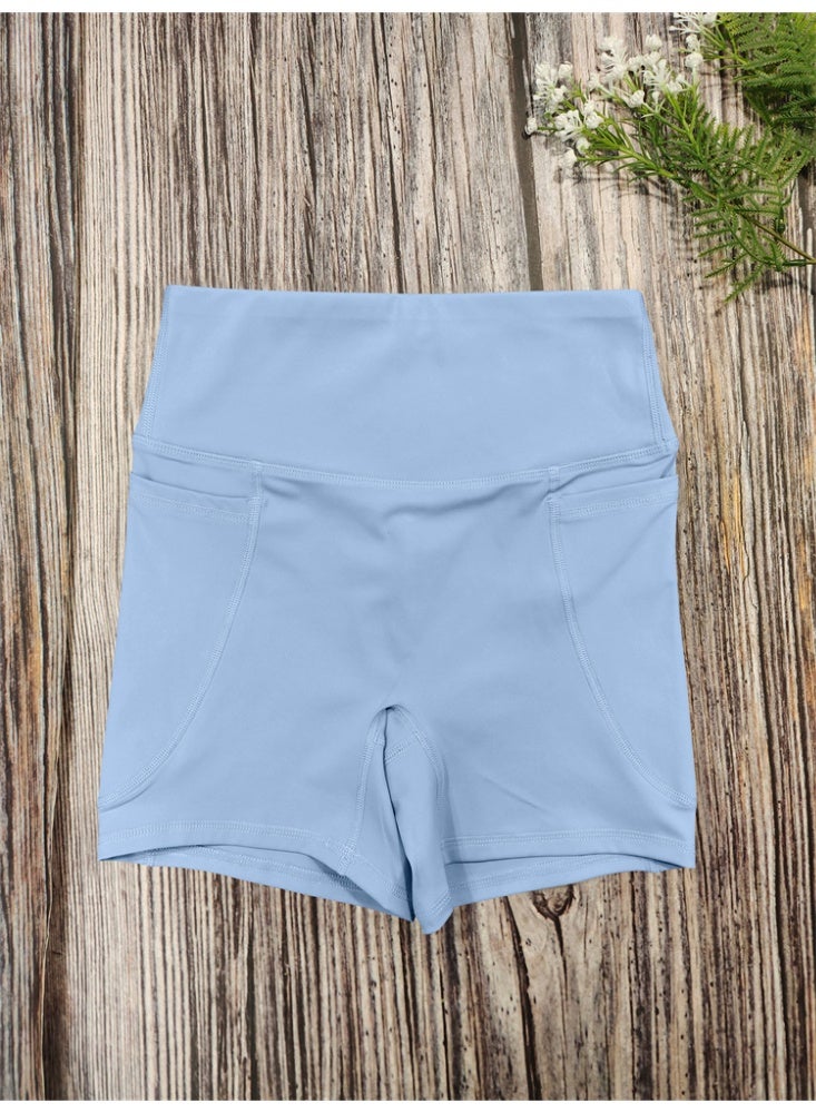 general Women Sport Shorts Pocket Yoga Short Tights Running Cycling Shorts - Image 3