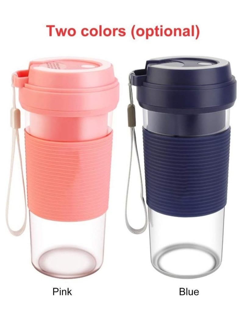 Raxoom - Black 300ML Portable Juice Blender Mini USB Rechargeable Juicer Juicing cup Multi-function Fruit Mixer Mixing Machine Smoothies - Image 1