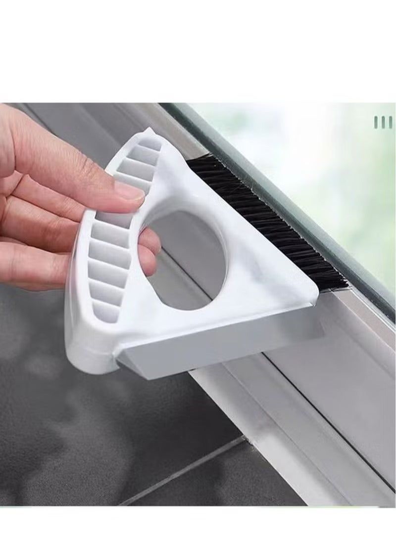 Window Groove Cleaning Brush, Handheld Window Cleaning Tool Brushes，Multi-Purpose Household Window Cleaner Tool suitable for Kitchen Bathroom, Door Gap Track Cleaning, bathroom crevices, kitchen tiles - Image 5