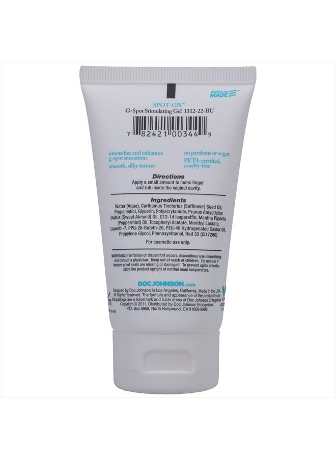 Doc Johnson - Spot On, G-spot Stimulation Gel for Women, 2 Oz - Image 1