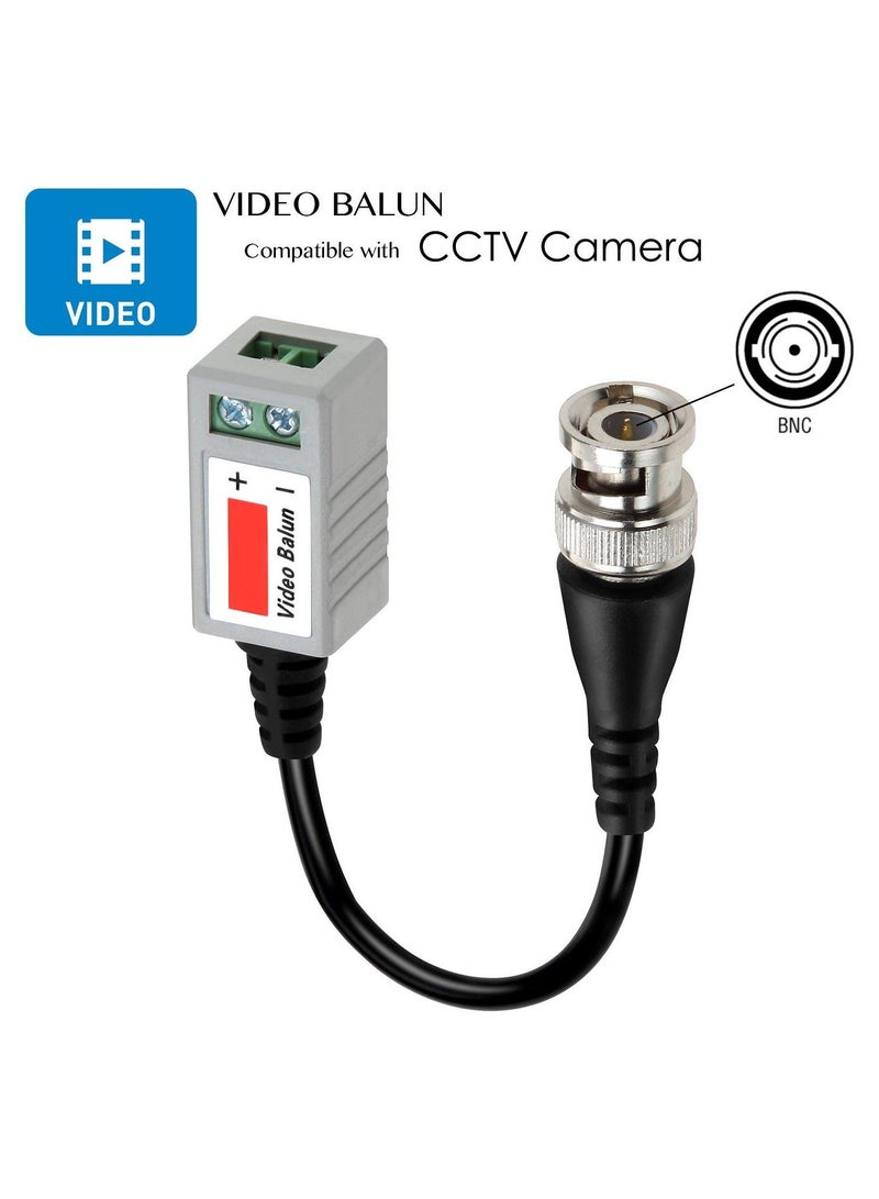 6 PAIRS (12 Pcs) Mini CCTV BNC Video Balun Transceiver Cable BNC Video Baluns transceiver Passive - Image 4