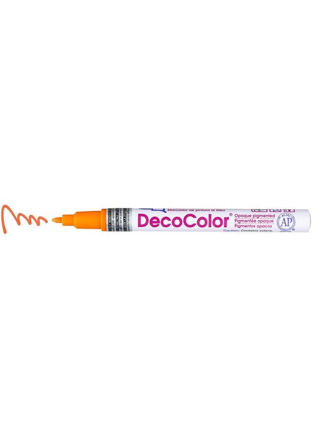 Uchida 200-C-7 Marvy Deco Color Fine Point Paint Marker, Orange - Image 3