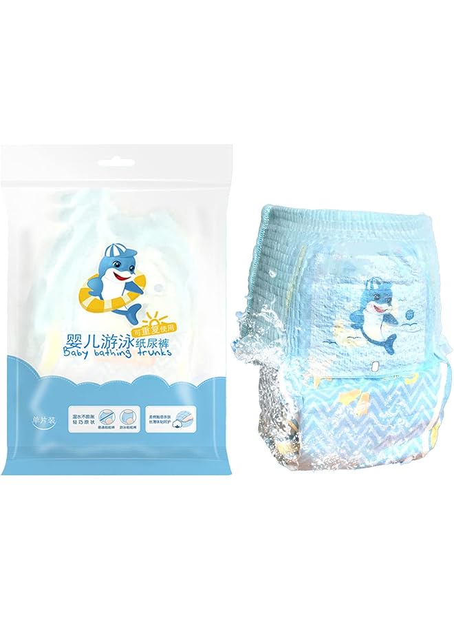 erorex Baby Swimming Diaper Prevent Overflow Leakproof Reusable Swimming Diaper Breathable Soft Cotton For - Image 2
