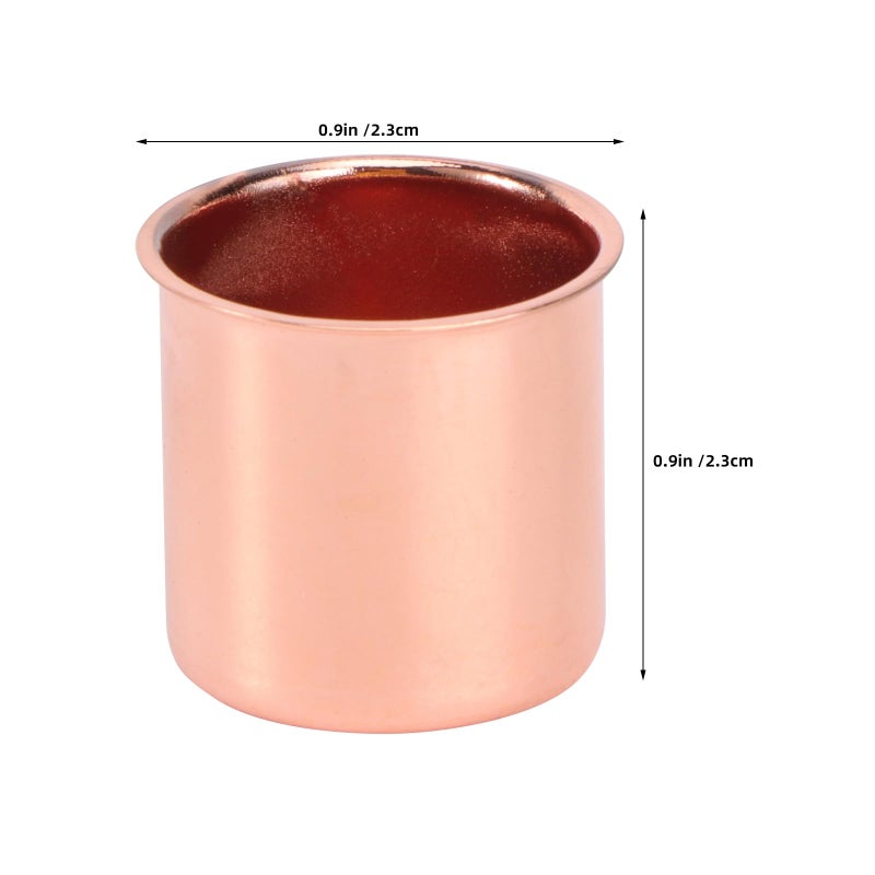 20Pcs Thin Metal Tealight Candle Holders Set 23x23x5mm for Table Decor - Image 3