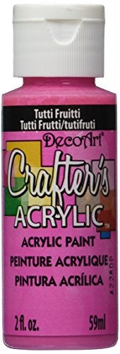 DecoArt DCA120-3 Crafter's Acrylic Paint, 2-Ounce, Tutti Fruitti - Image 1