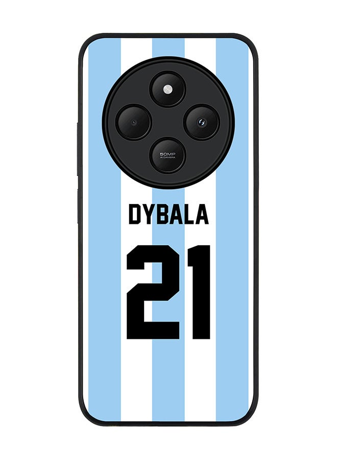 Stylizedd For Xiaomi Poco C75 Case,Slim fit Camera Protection, Shockproof Thin Phone cover - Football - Argentina, Dybala - Image 1