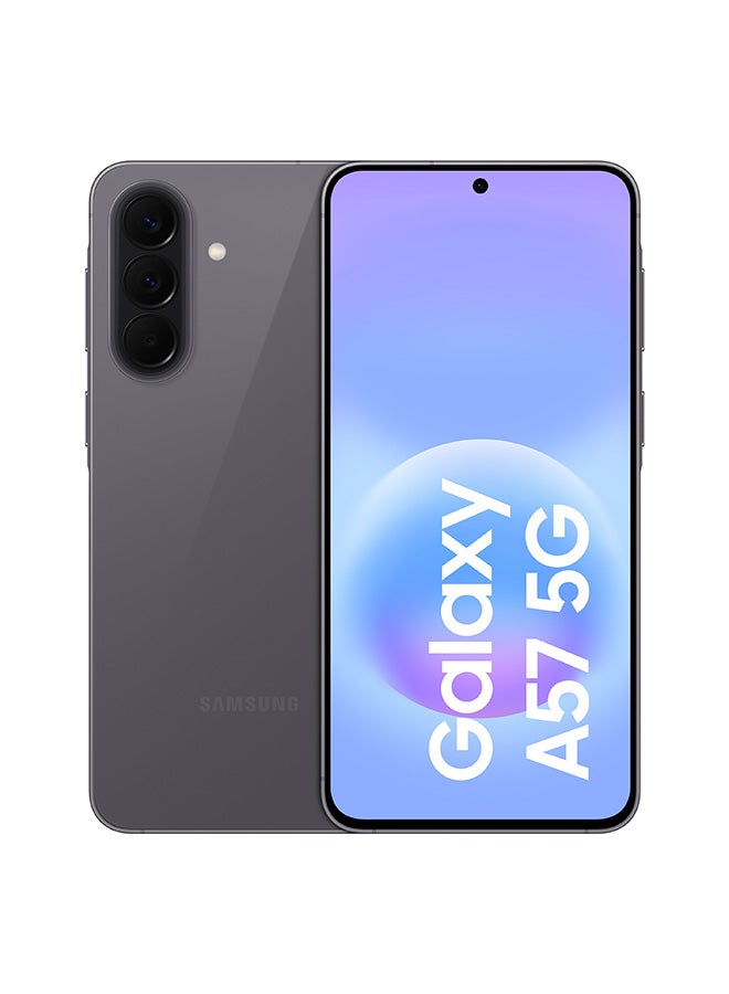 Samsung Galaxy A57 Dual SIM Awesome Charcoal 8GB RAM 256GB 5G - Middle East Version - Image 1