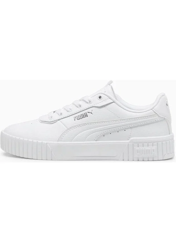 PUMA Carina 2.0 Lux White-Grey Women's Casual Shoes
