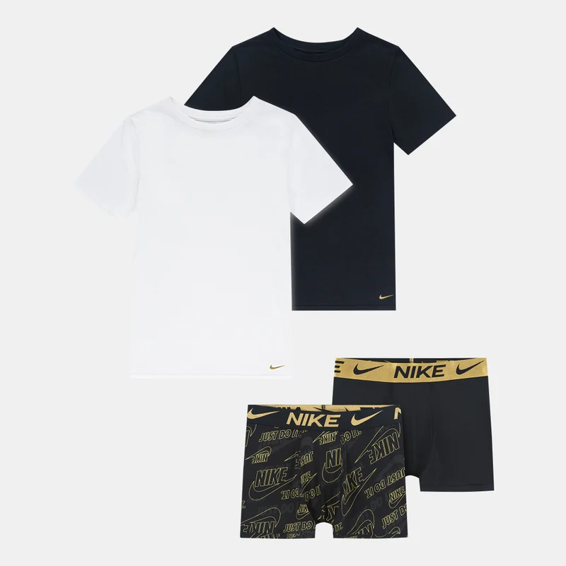 Nike Kids' Boxer Briefs and Undershirt Set (2 Pairs)