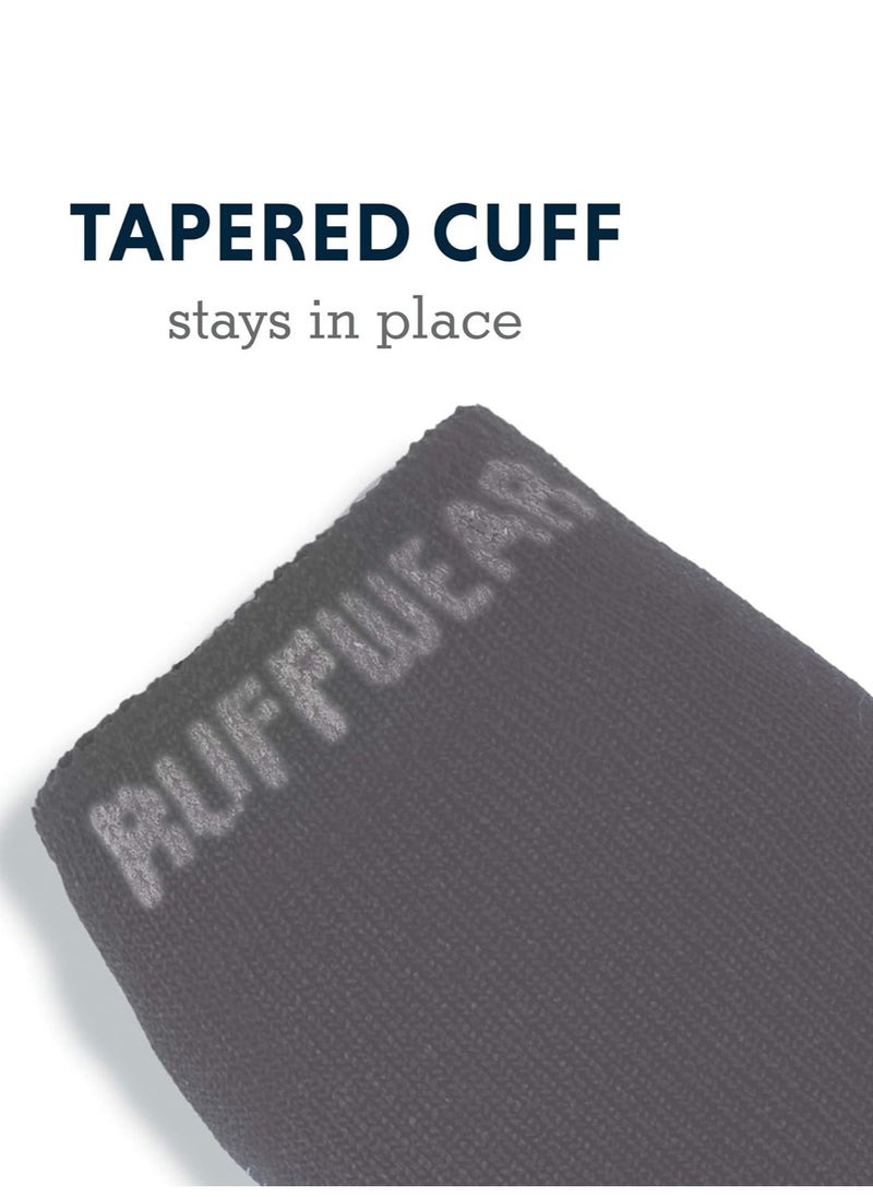 RUFFWEAR - RUFFWEAR Dog Socks (Set of 4), Boot Liners for Dog Boots and Shoes, Large to Very Large Breeds, Size: 76/83 mm (3/3.25 in), Twilight Grey, Bark'n Boot Liners - Image 1