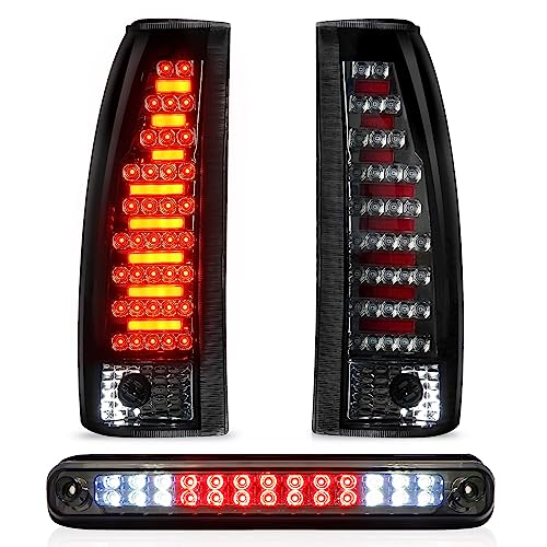 Tail Light 3rd Third Brake Cargo Lamp for Chevy GMC C1500 K1500 19881999 Chevy GMC C2500 C3500 K2500 K3500 19882000 Chevy Blazer 19921994 Silverado 19941998 DOT Certified Rear Taillight