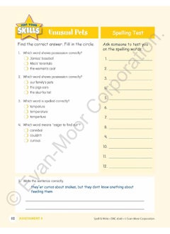 Evan Moor Educational Publishers Skill Sharpeners Spell & Write Grade 4  - Image 2