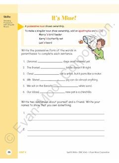 Evan Moor Educational Publishers Skill Sharpeners Spell & Write Grade 4  - Image 5