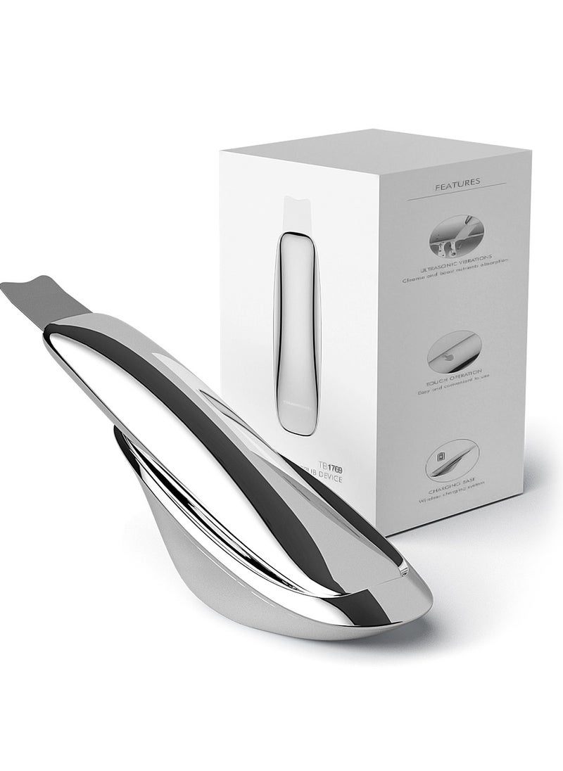 TOUCHBeauty TOUCHBeauty Ultrasonic Facial Skin Scrubber- Professional Skin Spatula Blackhead Removal Pores Cleaner Wrinkle Remover for Deep Cleansing, Exfoliation- 5 Modes, Wireless Charging  - Image 1