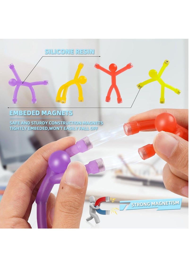 GUDOO - Fridge Magnets Man10 Pack Refrigerator Magnets for Adults Cool Magnetic People Magnets Fridge Colorful Humanoid Magnetic Toys for Boys Girls Gifts Magnets for Office Locker Decor - Image 1