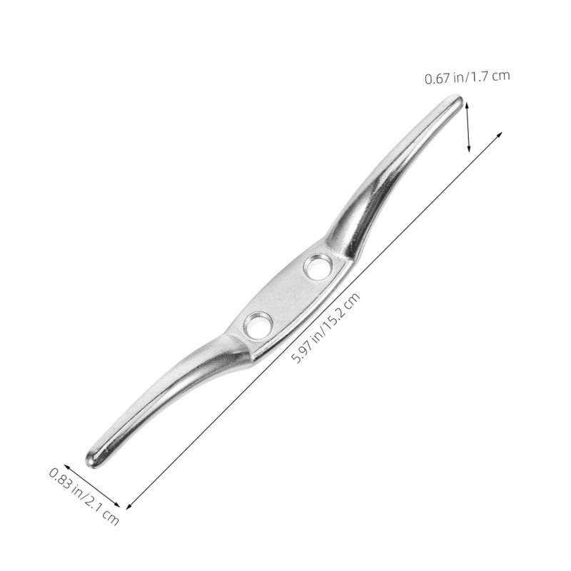 Stainless Steel Flagpole Cleat Hook For Easy Mounting And Secure Rope Positioning Garden Outdoor Flags - Image 4
