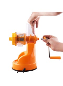 Happy Home & Kitchenware Happy Home Kitchenware Portable Juicer Machine Juicer Hand Juicer for Fruits and Vegetables with Steel Handle Vacuum Locking SystemShakeFruit Juicer Machine for All Fruits Multi  - Image 2