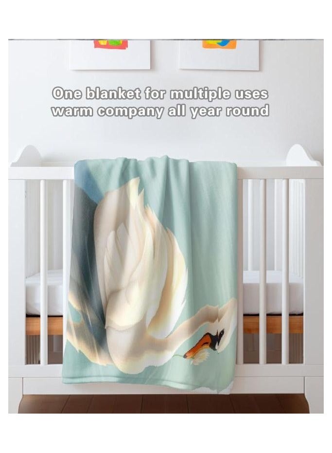 general Children's or student cartoon flannel thin blanket (warm and comfortable, suitable for sleep, games) 100cm*150cm - 419 - Image 1