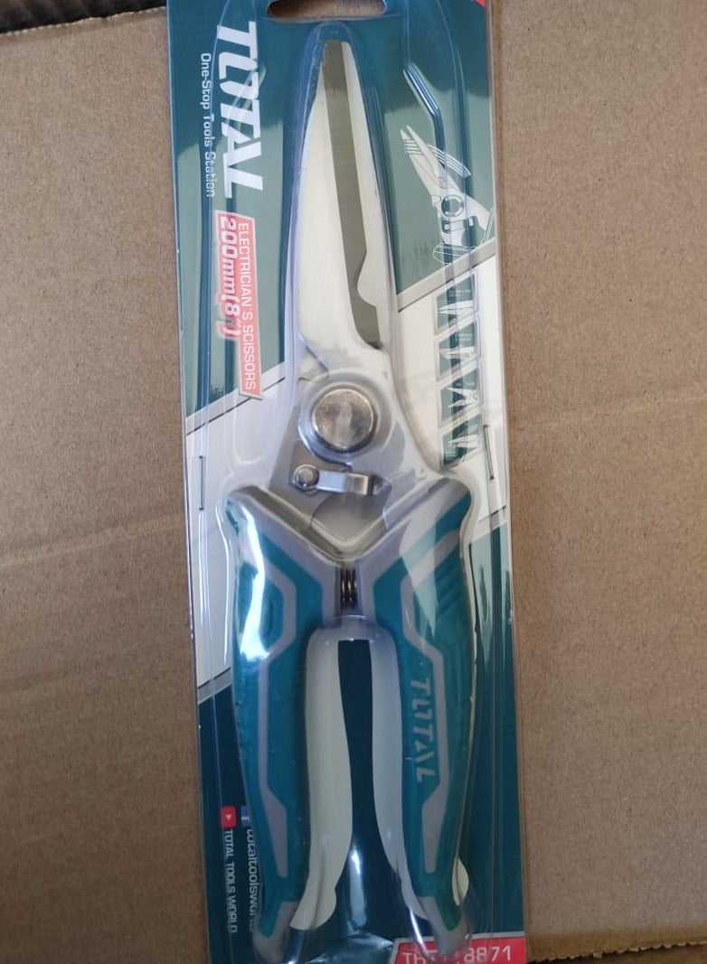 TOTAL 8-inch mini electric wire and leather scissors - Image 2