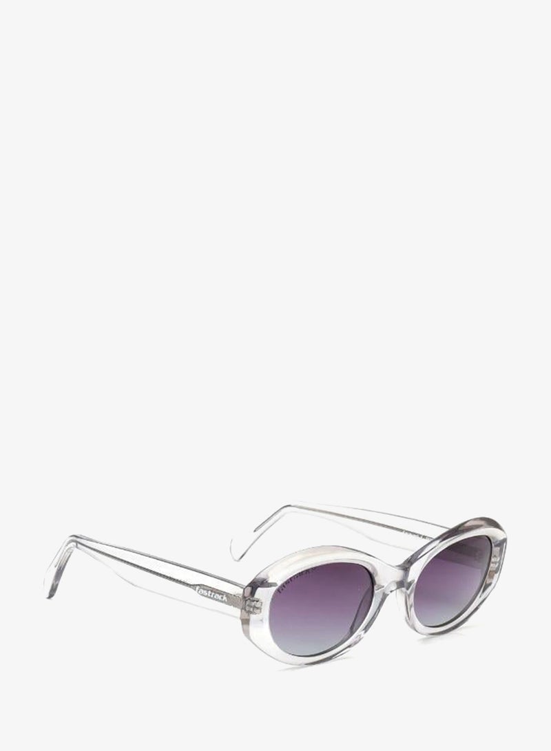 fastrack Polarized Sunglasses Grey Frame Purple Mirror Lens 52mm  - P605PR3PV - Image 1