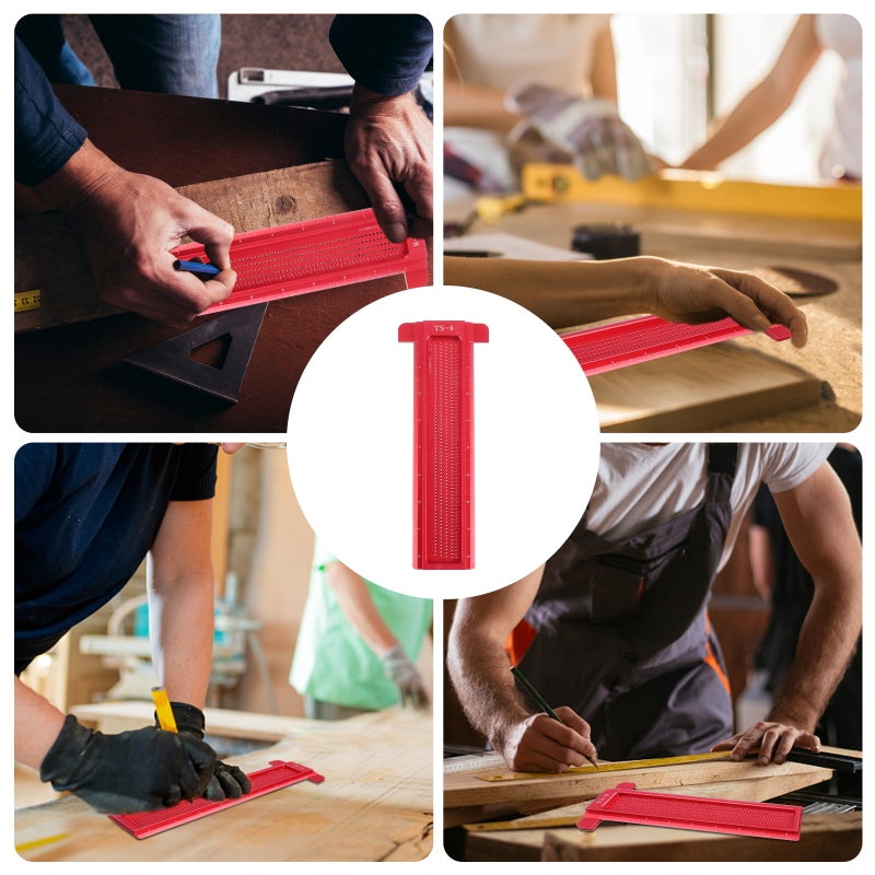 Woodworking T Type Woodworking Hole Positioning Gauge - Image 1