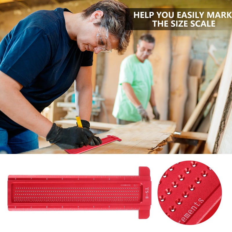 Woodworking T Type Woodworking Hole Positioning Gauge - Image 5