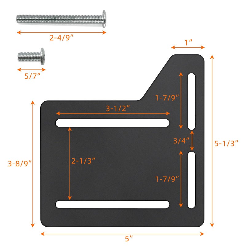 Yuleimy Headboard Adapter Kit, 2 PCS Headboard Brackets for Metal Bed Frame, Full to Queen Conversion Kit - Image 4