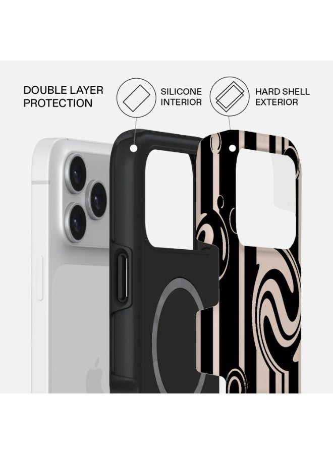 موبكوس جراب Mobcos Modern Muse Premium لهاتف iPhone 17 Pro، متوافق مع غطاء صلب مزدوج الطبقات مع حماية من السيليكون - غطاء مقاوم للخدوش والصدمات - Image 2
