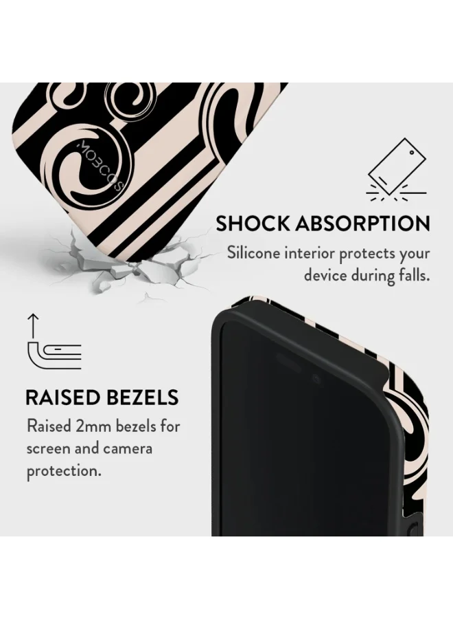 Mobcos Mobcos iPhone 17 Pro Modern Muse Mobcos iPhone 17 Pro Modern Muse Premium Case Compatible with Hybrid Dual-Layer Hard Shell + Silicone Protection - Scratch-Resistant Shockproof Mobile Cover  | Best Price UAE