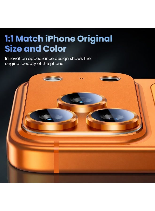 Monster Full Metal Camera Lens Protector for iPhone 17 Pro Max with AR HD Technology – Strong Protection Against Scratches and Impacts Without Affecting Photo Quality, Featuring a Sleek Design Matching Your Phone’s Color - Image 5