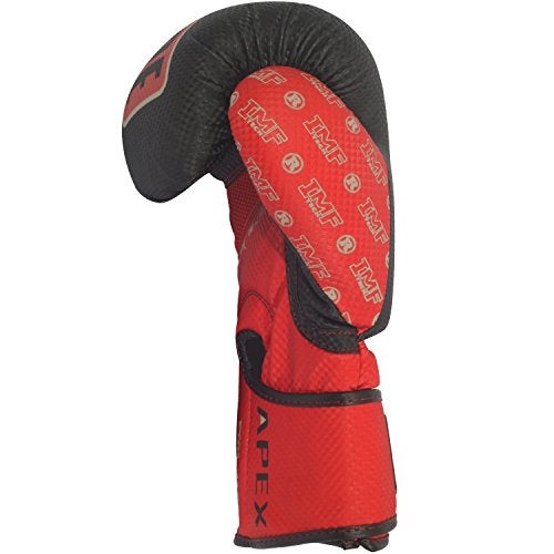 Ringside قفازات تدريب الملاكمة Ringside Apex Flash ، RD/BK ، 16 أونصة ، أحمر/أسود - Image 3