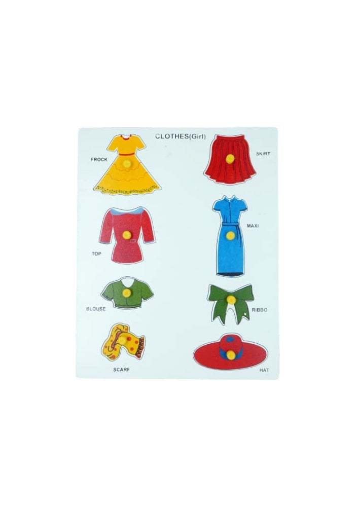 Tantrums Preschool Girl Dress Up Puzzle Set - Educational Toy for Creative Dress Up Learning - Image 1