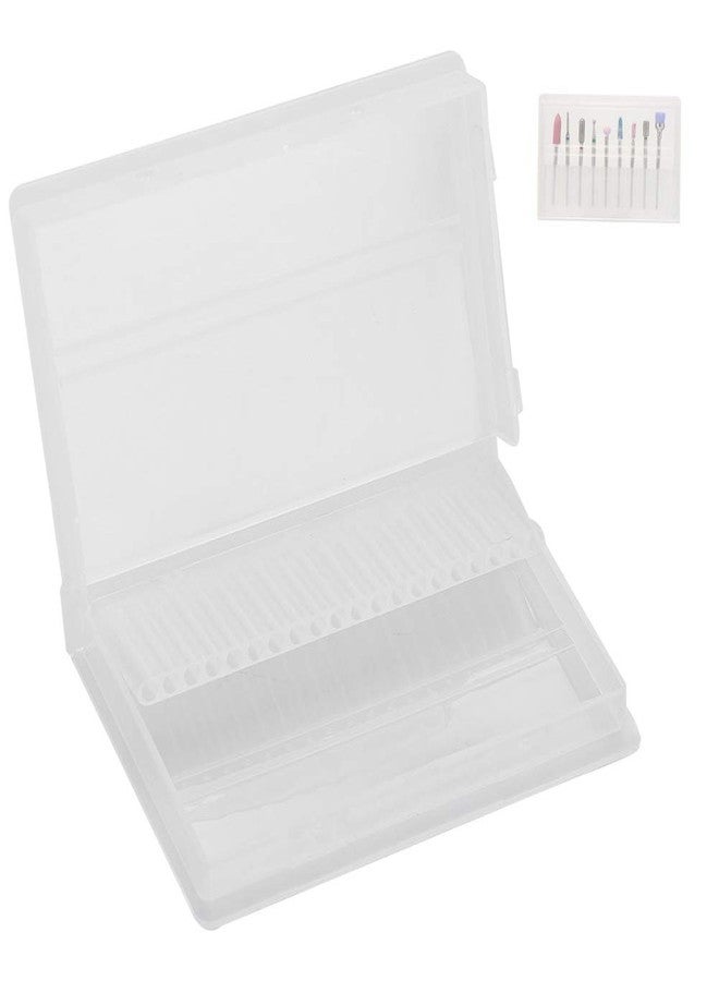 TOPINCN 20 Slot Nail Art Bit Tool, Nail Art Polishing Drill Storage Box, Holder for Home & Salon - Image 3