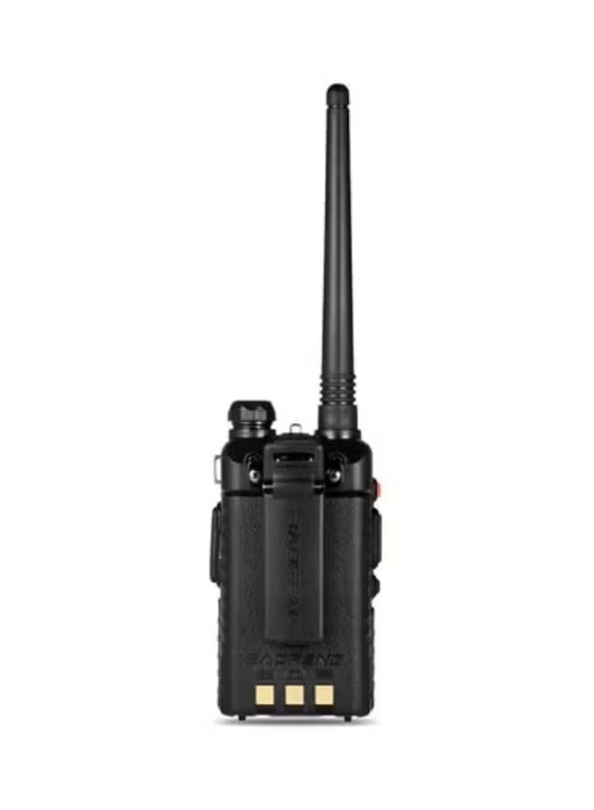 High-Power 5W FM with 128 Channels Connect Portable Communication Station Long Range Handheld Device Black - Image 2