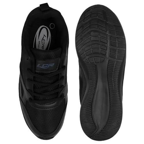 Lancer Mens WONDER-6-FBLK Black Running Shoe, 6 - Image 4