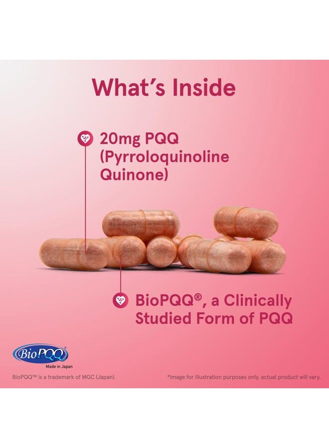 jarrow formulas ® PQQ 20 mg, Dietary Supplement, Heart, Brain, and Metabolism Support, 30 Veggie Capsules, 30 Day Supply - Image 3