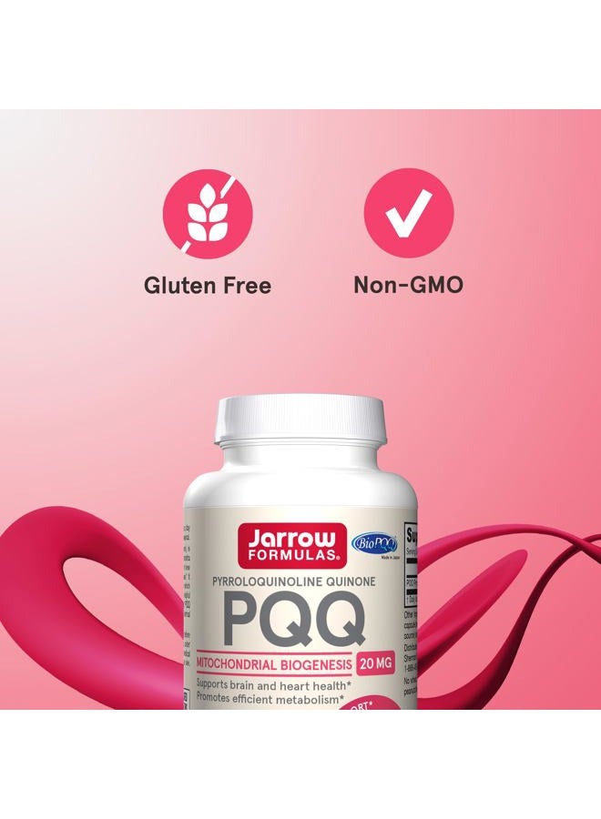 jarrow formulas ® PQQ 20 mg, Dietary Supplement, Heart, Brain, and Metabolism Support, 30 Veggie Capsules, 30 Day Supply - Image 5