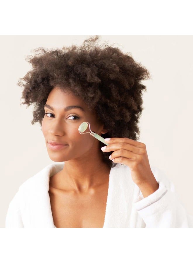 Plum Beauty Jade Roller for Face - Improves Skin Tone and Blood Circulation - Skin Care Face Roller Reduces Under-Eye Puffiness and Dark Circles - Image 2