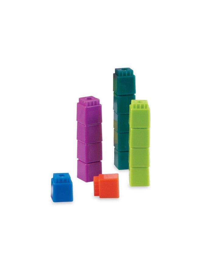 hand2mind hand2mind Interlocking UniLink Math Linking Cubes, Plastic Cubes, Color Sorting, Connecting Cubes, Math Manipulatives, Counting Cubes for Kids Math, Math Cubes, Counters for Kids Math (Set of 100) - Image 4
