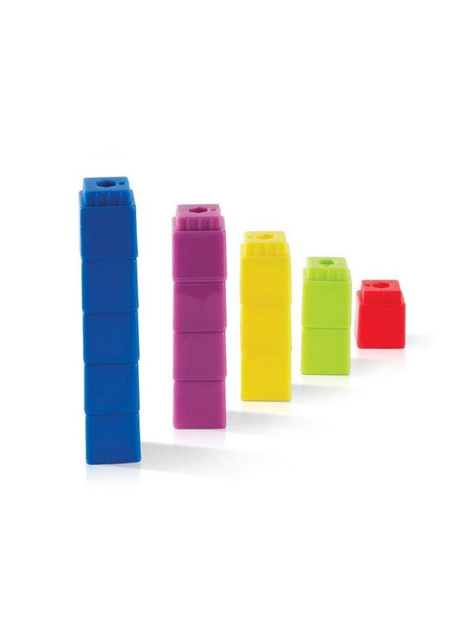 hand2mind hand2mind Interlocking UniLink Math Linking Cubes, Plastic Cubes, Color Sorting, Connecting Cubes, Math Manipulatives, Counting Cubes for Kids Math, Math Cubes, Counters for Kids Math (Set of 100) - Image 5