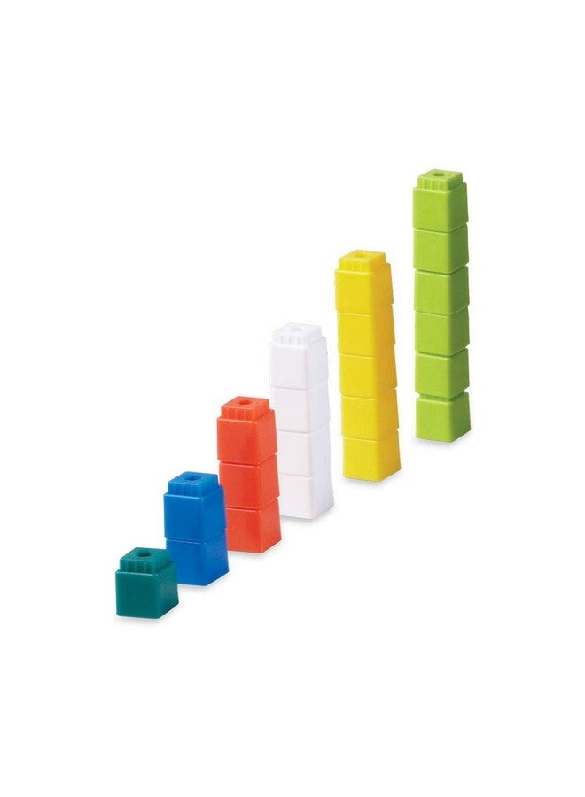 hand2mind hand2mind Interlocking UniLink Math Linking Cubes, Plastic Cubes, Color Sorting, Connecting Cubes, Math Manipulatives, Counting Cubes for Kids Math, Math Cubes, Counters for Kids Math (Set of 100) - Image 2