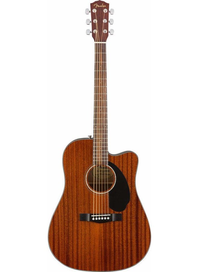 FENDER CD-60SCE All-Mahogany Dreadnought Cutaway Acoustic Electric Guitar, with 2-Year Warranty, Fishman Pickup and Preamp System, Natural - Image 1