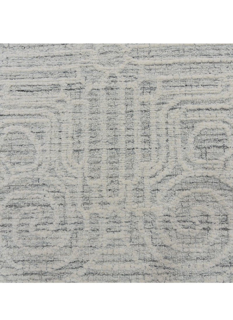 AURUM HOME AH02C Hand Tufted  Modern Area Rug  Indoor Living Dining Bedroom Room and Gallery Area Rugs Loop Cut Pile Wool  - Image 4
