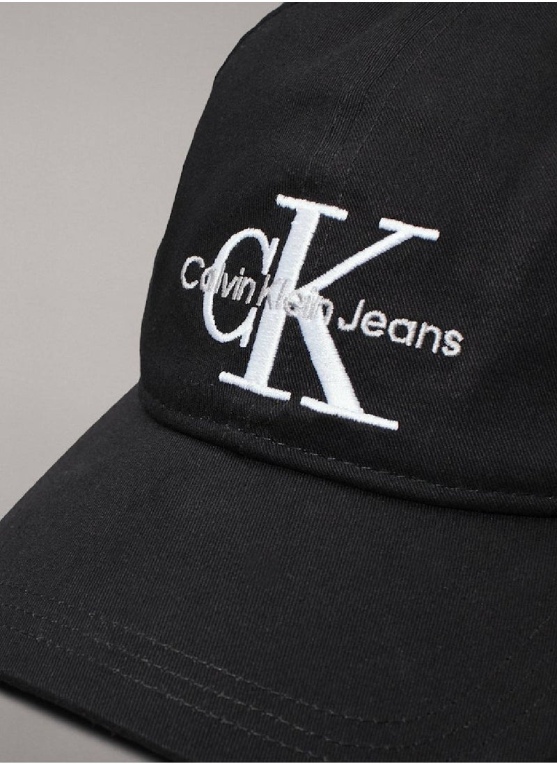 Calvin Klein Jeans Men's Twill Logo Cap - Cotton, Black  - Image 3