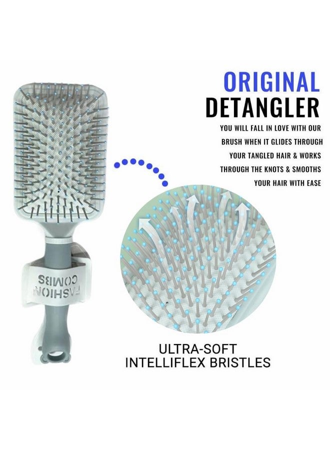 WE-CEF Detangling Curly Hair Brush - No More Tangles Hairbrush - Elegant Detangler brush, Hair brushes for women, Mens Hair Brush, Hair Detangle Brush, Hair Accessories For Women (Blue) - Image 5