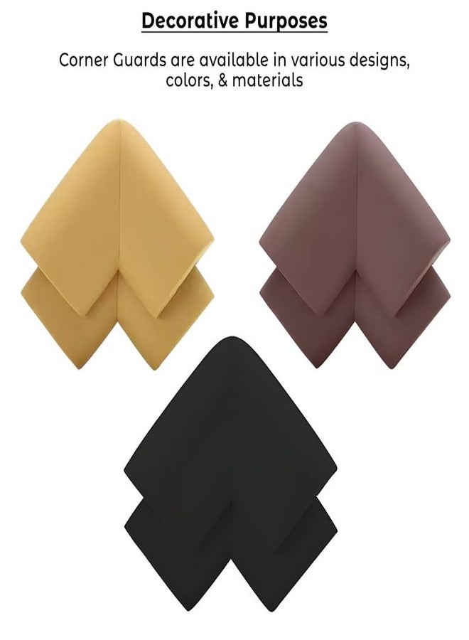 Bembika Baby Safety Corner Protector, Baby Proofing Edge & Corner Guards L-Shaped Foam Acrylic Protector for Furniture Table Glass Corner Guards for Sharp Edges-(20 Pcs)(Brown) - Image 5
