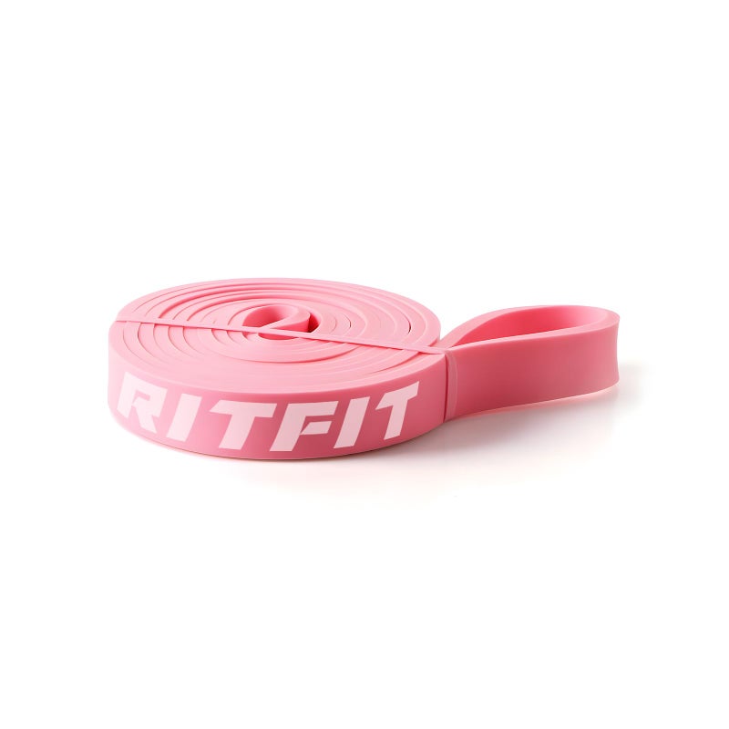 RitFit Pull Up Assist Band - Premium Resistance Band for Pull Up Assistance, Resistance Training, Body Stretching, Powerlifting, Mobility Training (#9 Pink) - Image 1