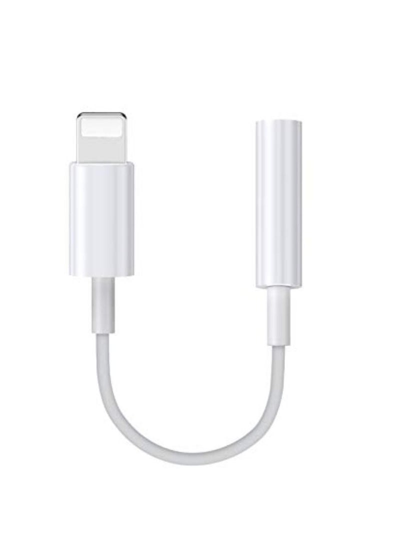 Generic - Lightning To Headphone Adapter Connect Via iCloud To 3.5mm Audio Adapter Circuit Protection - Image 1
