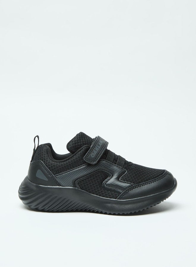Oaklan by Shoexpress Textured Sneakers with Hook and Loop Closure  - Image 3